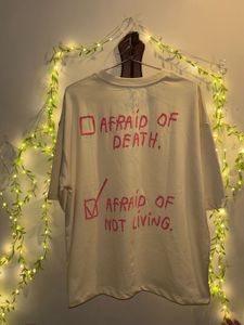 simple and stylish oversized Light Yellow T-shirt