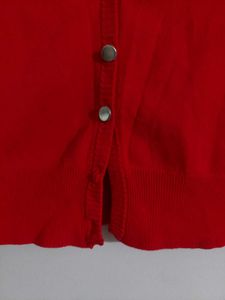 Classy Half Red Sweater