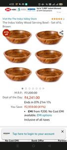wooden serving bowl