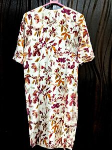 Kurta Handwork Of Kardana Neck &amp; Floral Design