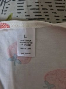 Strawberry Print Crop Top