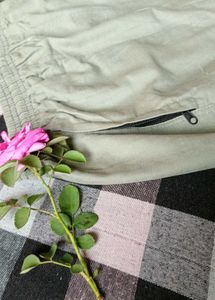 Khaki Cargo Skirt