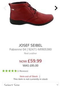 branded 100% Geniune leather Red Ankle Boots