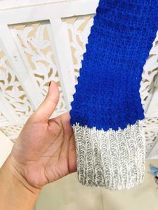 Blue Striped Knit Sweater ()