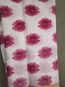 Pink Paisley Saree