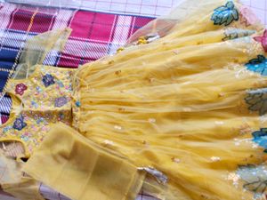 Choli Suit Hand Work &amp; Diomand With Embrodary