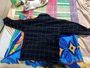 Men Textured Dobby checked Shirt