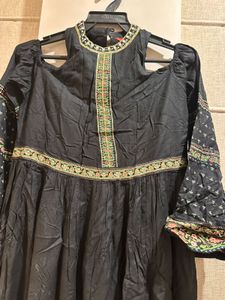 Elegant Black Ethnic Gown