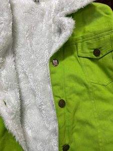 Green Sherpa Lined Jacket 🍀(Get a Freebie)