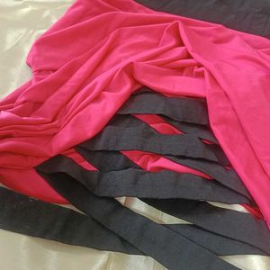 Chic Pink &amp; Black dress