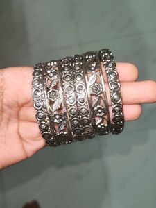 Silver Bangle Set