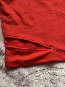 Tokyo Talkies Red Slit Crop Top