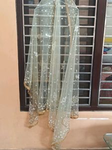 Embroidered Tulle Skirt
