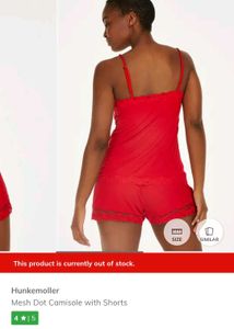 RED LACE PJ