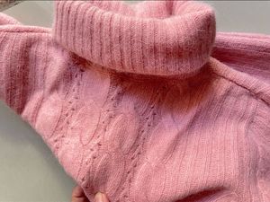 Pink Cable Knit Sweater