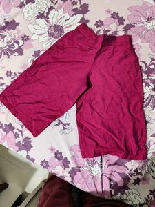 Chanderi Silk Back Typing Crop Top &amp; Palazzo