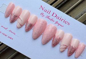 Sparkly Press-On Nails