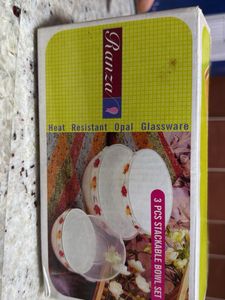 3pcs stackable bowl set