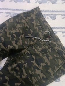 Camo Print Joggers , Military Style