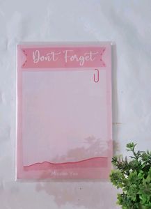 New A5 Pastel Pink Notepad
