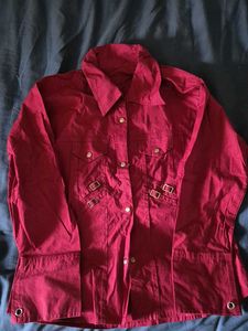 Stylish Red Formal Shirt