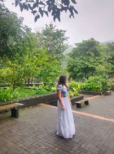 Floral Puff Sleeve Crop Top