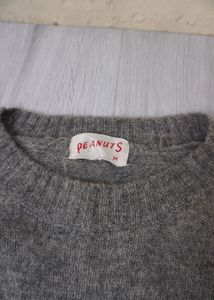 Snoopy Grey Pullover Sweater