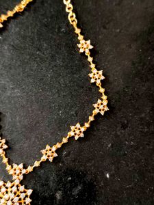 Snow Flake Gold Alike Chain