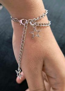 FREE SHIPPING..Star Layered Necklace and Bracelet.