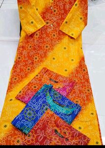 New Kurti Bandni Print