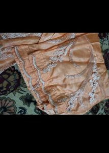 Beautiful Peach Color Ful Embrioded Pakistani Suit