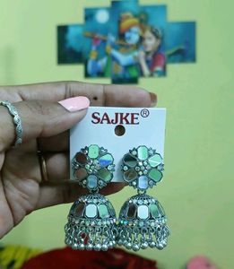 Silver Jhumka Earrings😍💫