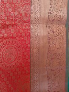 Copper Zaree Silk Saree_Unused