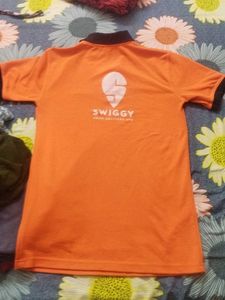 Vibrant Orange Polo T-Shirt