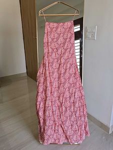 ZARA Floral Beach Open Back Dress