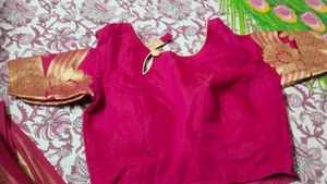 Original Silk Saree With Blouse.
