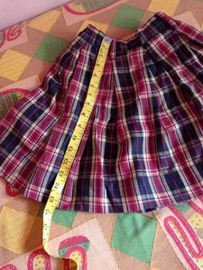Plaid Mini Skirt