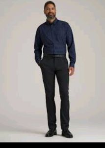 Men Unstitched Shirt Trouser Fabric Set Formal