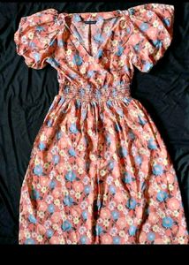 Mast and harbour printeresty Floral Print Dress