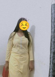 Yellow Kurta + Pocket Pant Plazo