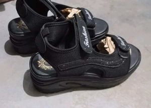 Black Platform Sandals