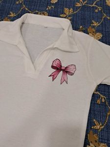 White Crop Top