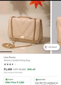 Lino Perros Quilted Sling Bag