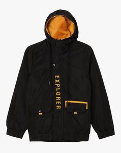 Explorer Black Hooded Jacket