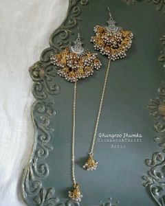 Layered Ghungroo Dual Tone Kashmiri style Jhumka