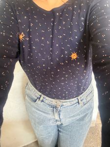 Navy blue sweater