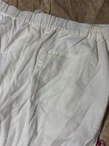Off White Linen Pants