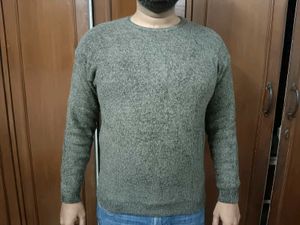 Stylish Grey Knit Sweater