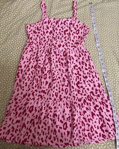 Pink Floral Printed Dress