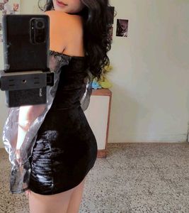 Black Bodycon Mini Dress